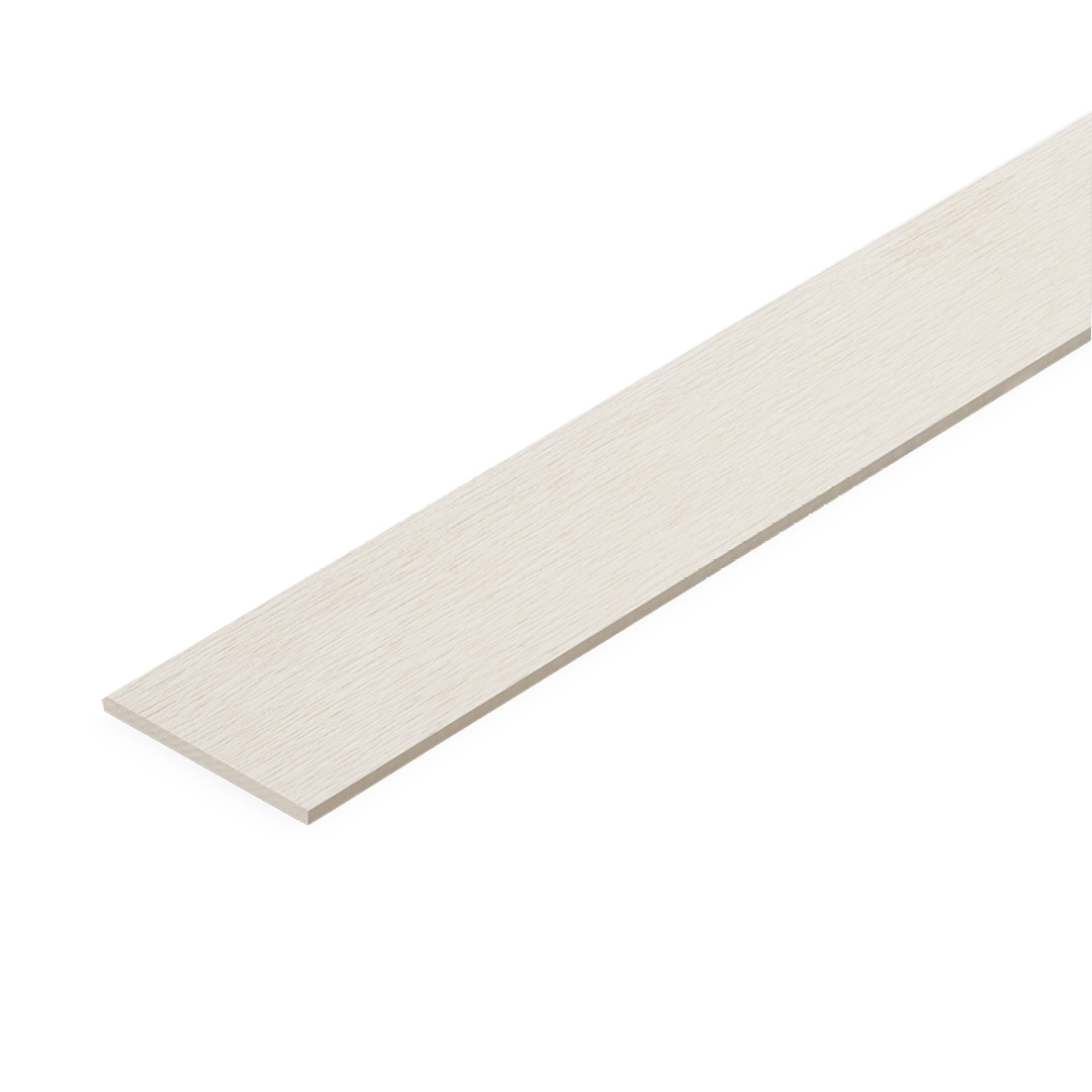 Ceiling Strip Straight Grain Uncolored Square-cut edge 8x50x3000 mm