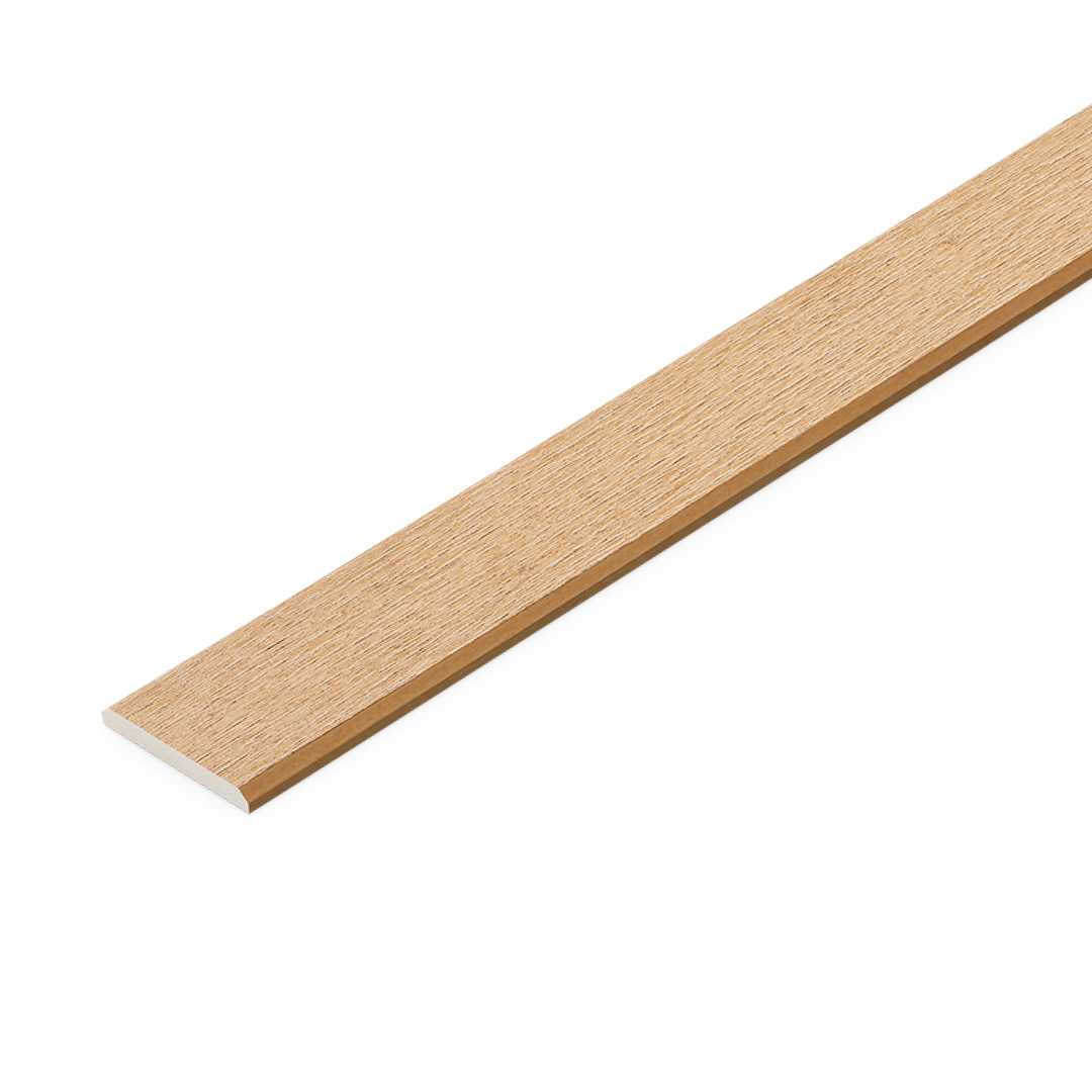 Ceiling Strip Straight Grain Beech V-cut edge 8x75x3000 mm