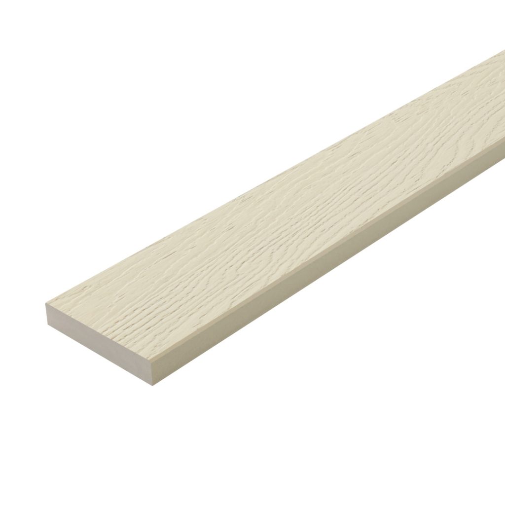 Decorative Decor Wood Cassia Jasmine White V-cut edge 25x100x3000mm