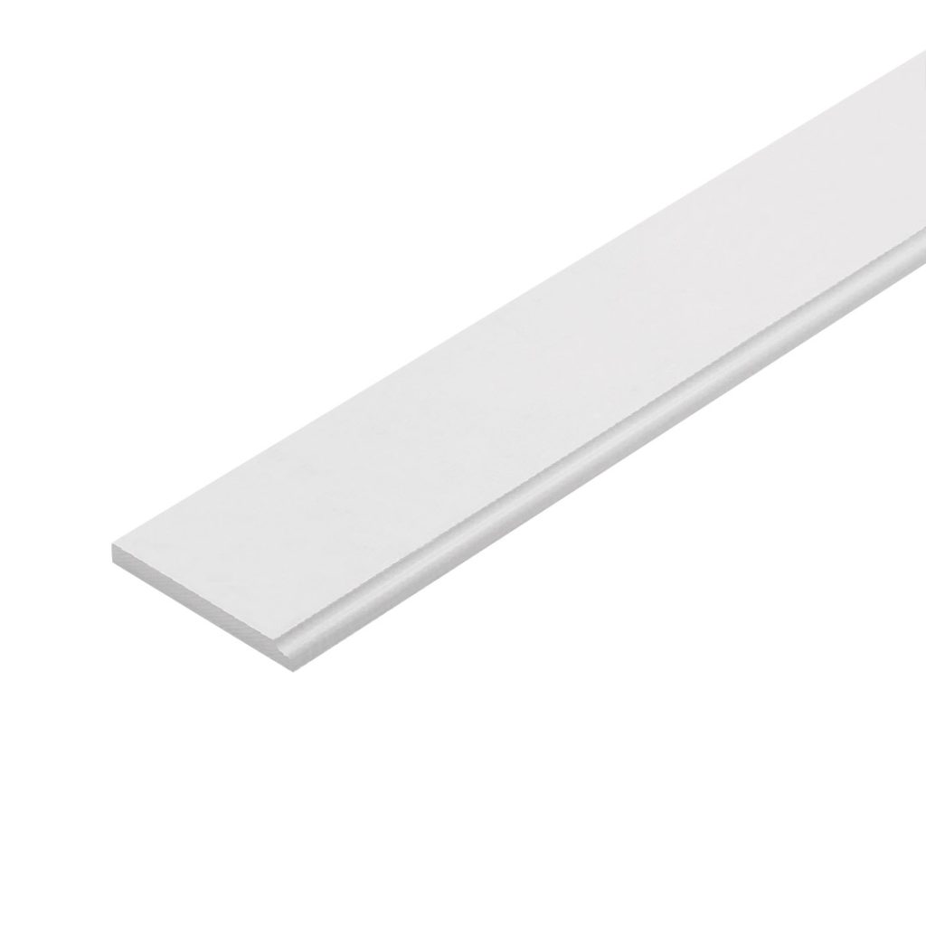 Roof Eaves Smooth Uncolored Curved edge 16x150x4000 mm - RB SHERA