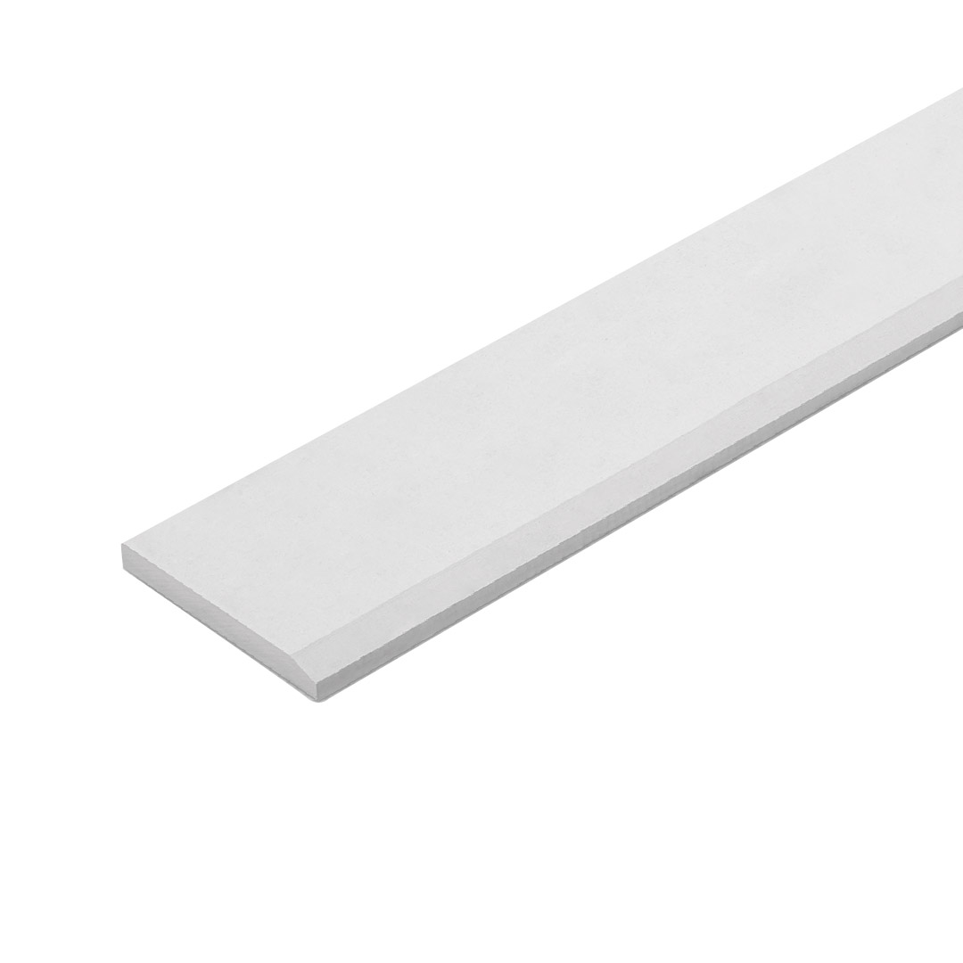 Roof Eaves Smooth Uncolored Beveled edge 16x150x4000 mm