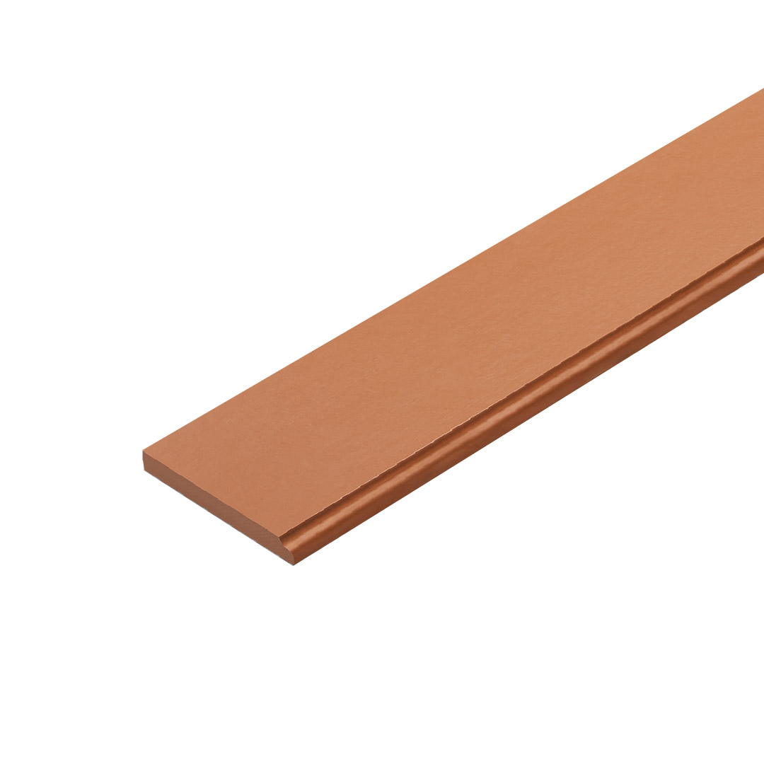 Roof Eaves pro Smooth Honey teak brown Eaves pro 16x240x3000 mm