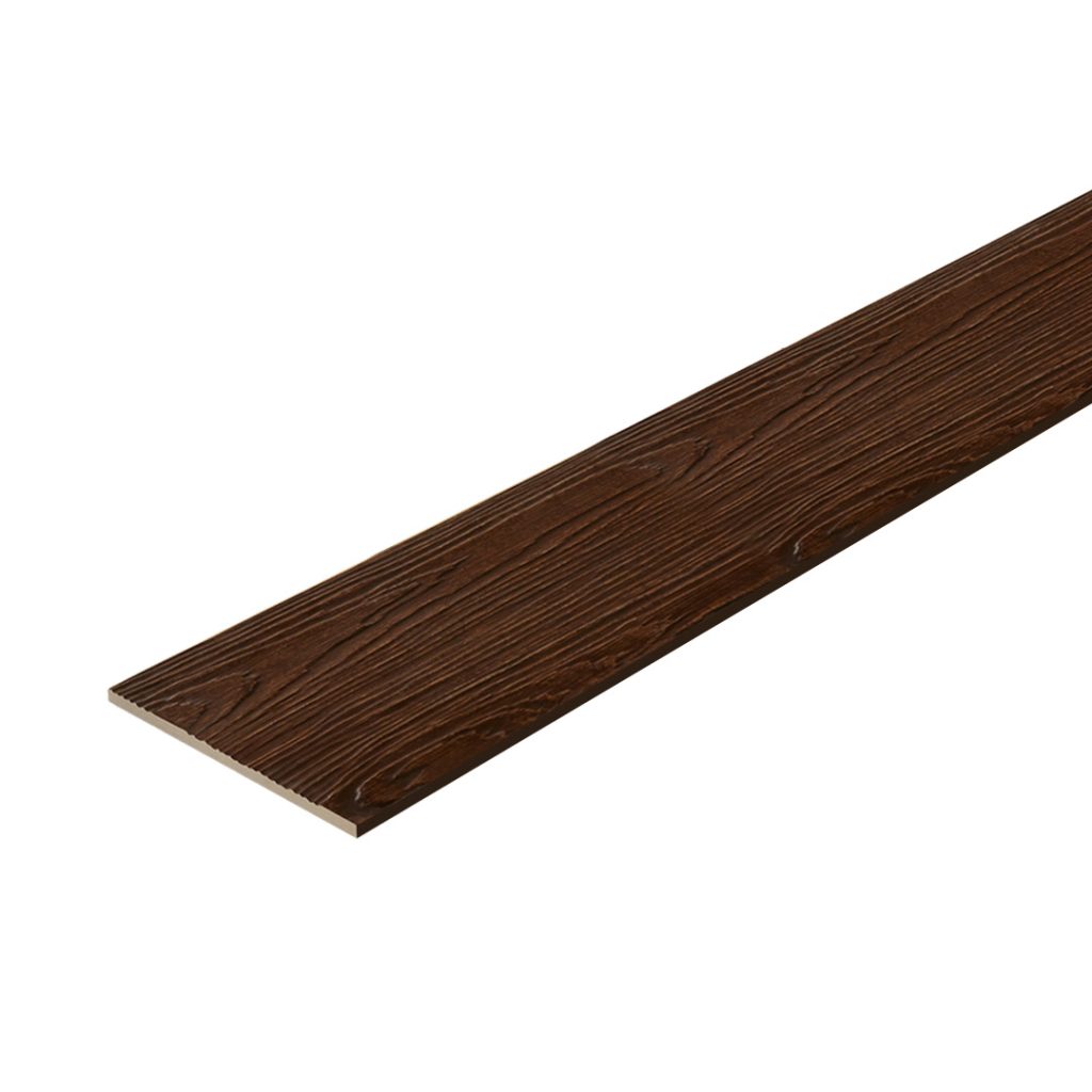 Wall Colored Plank Teak Afomosia brown Square-cut edge 8x200x4000mm