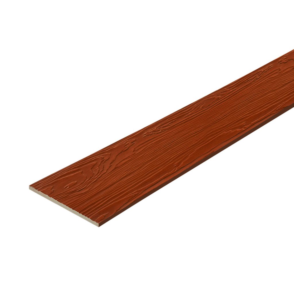 Wall Colored Plank Teak Red cherry Square-cut edge 8x200x4000mm