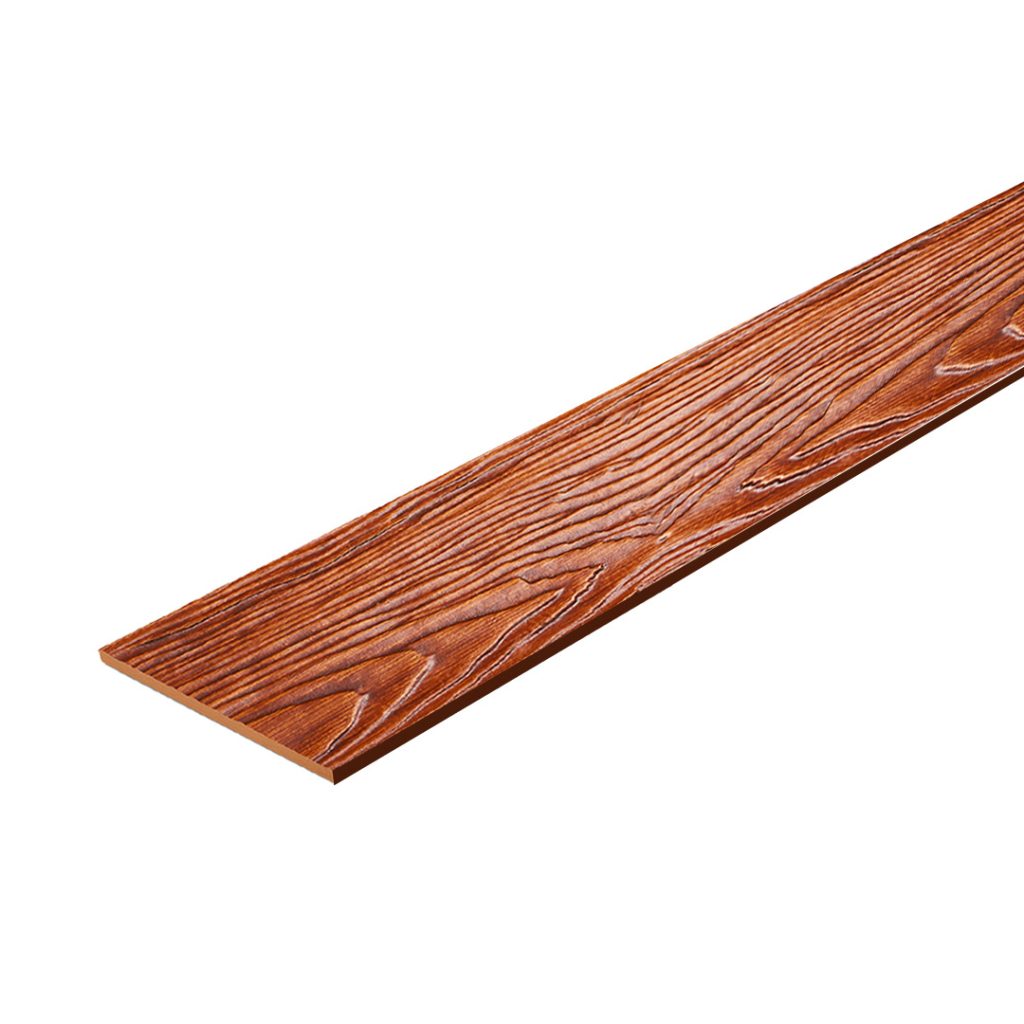 Wall Colored Plank Teak Shine light golden teak Square-cut edge 8x200x3000mm