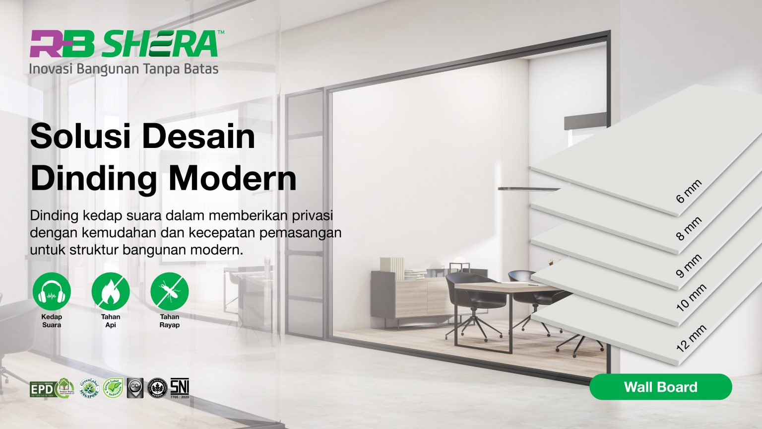 Nota Dinding Wall Board Solusi Desain Dinding Modern yang Tangguh dan Estetis - RB SHERA